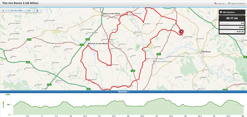 Pub cycle route, challenging!